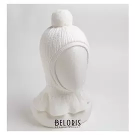 Шлем детский, цвет белый, размер 48-50