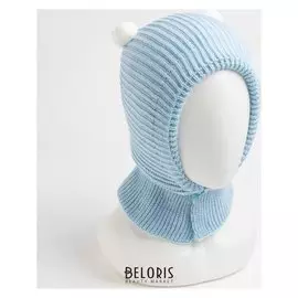 Шлем детский, цвет голубой, размер 48-50