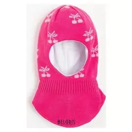 Шлем-капор детский а.20118, цвет фуксия, размер 50-52