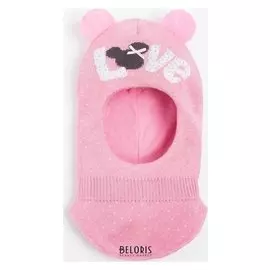 Шлем-капор детский а.20342, цвет розовый, размер 48-50