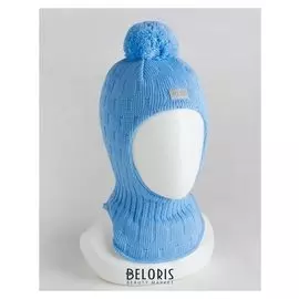 Шлем-капор детский, цвет голубой, размер 46-48