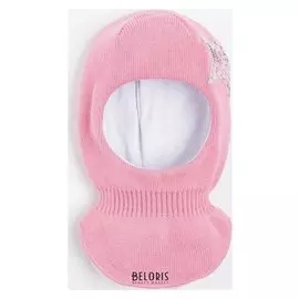 Шлем-капор детский, цвет розовый, размер 46-48