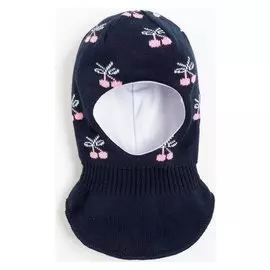 Шлем-капор детский, цвет тёмно-синий, размер 46-48