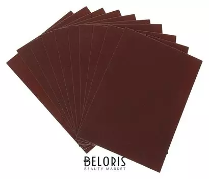 Шлифлист на тканевой основе, зернистость № 4, 240х170 мм, 10 шт, водостойкий