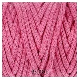 Шнур для рукоделия хлопковый "Софтино" 100% хлопок 4 мм, 50м/140гр (Розовый)