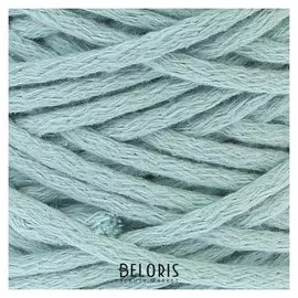 Шнур для вязания 100% хлопок, ширина 5 мм 100м/450гр (Мятный)