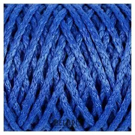 Шнур для вязания "Классик" без сердечника 100% полиэфир ширина 4мм 100м (Васильковый)