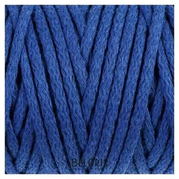 Шнур для вязания "Пухлый" 100% хлопок ширина 5мм 100м (Васильковый)