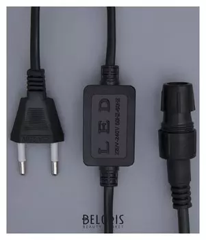 Шнур питания для дюралайта 13 мм, 2W