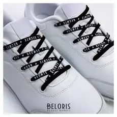 Шнурки «Бесите» 110х1см, чёрные