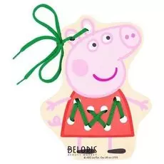 Шнуровка "Свинка пеппа"