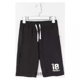 Шортики для мальчика, цвет чёрный, рост 146 см