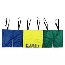 Шорты эстафетные для взрослых, тройные, с лямками