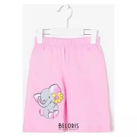 Шорты для девочки, цвет розовый, рост 98 см (3 года)