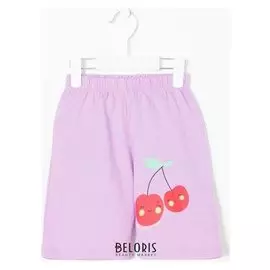 Шорты для девочки, цвет сиреневый, рост 104 см (4 года)