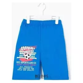 Шорты для мальчика, цвет электрик, рост 104 см (4 года)