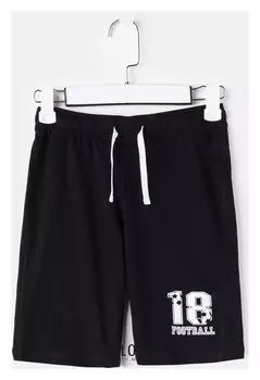 Шорты для мальчика, цвет чёрный, рост 128 см (64)