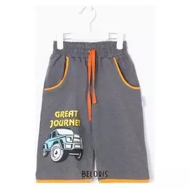 Шорты для мальчика, цвет графит, рост 98 см (3 года)