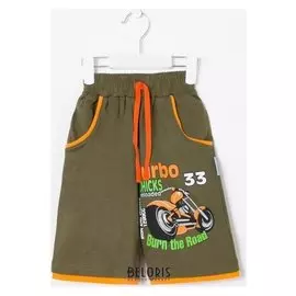 Шорты для мальчика, цвет хаки, рост 104 см (4 года)