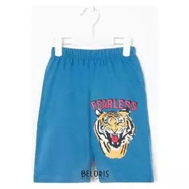 Шорты для мальчика, цвет индиго, рост 116 см (6 лет)