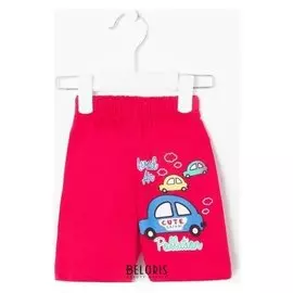 Шорты для мальчика, цвет марсала, рост 86 см (1,5 года)