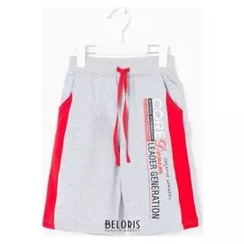 Шорты для мальчика, цвет меланж, рост 122 см (7 лет)