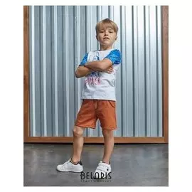 Шорты для мальчика Kaftan "Surf" р.34 (122-128 см), коричневый