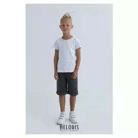 Шорты для мальчика Minaku: #liberty цвет серый, рост 110