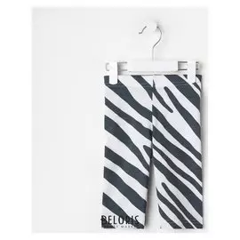 Шорты-велосипедки для девочки Kaftan "Safari" р.30 (98-104), чёрный/белый