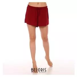 Шорты женские «Вискоза», цвет бордовый, размер 50