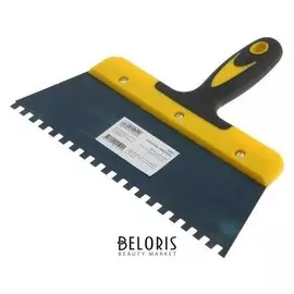 Шпатель "Дельта", двухкомпонентная рукоятка, зубчатый, 250 мм