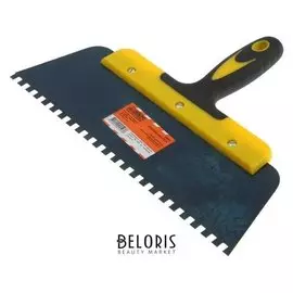 Шпатель "Дельта", двухкомпонентная рукоятка, зубчатый, 300 мм