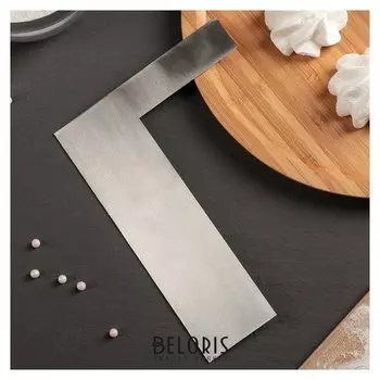 Шпатель кондитерский 17×14 см "Ровный край"