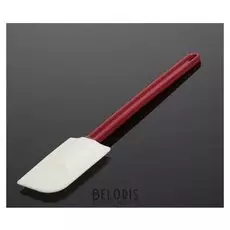 Шпатель силиконовый 40×7 см, ручка красная