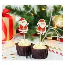 Шпажки «Дедушка мороз», набор 12 шт.