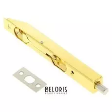 Шпингалет торцевой врезной ,140 мм, цвет золото