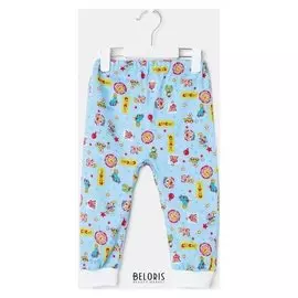 Штанишки, цвет голубой/цирк, рост 68