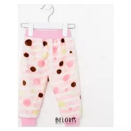 Штанишки детские, цвет розовый, рост 68 см