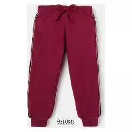 Штанишки крошка Я "Спорт", бордовый, р. 24, рост 68-74