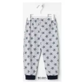 Штанишки «Звёзды», цвет серый, рост 80 см