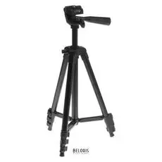 Штатив Luazon напольный, регулирование высоты 34-108 см, черный