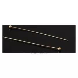 Штифт с шариком СМ-1103-11, 4 см, 50 гр (±557 шт), цвет золото