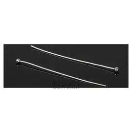 Штифт с шариком СМ-1103-11, 4 см, 50 гр (±557 шт), цвет серебро