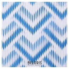 Штора для ванной 180×180 см "Чешуя", Eva, цвет синий