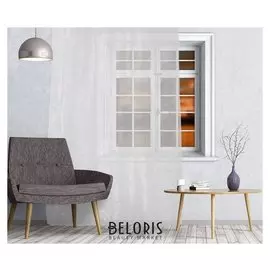 Штора тюль 145х260 см, органза, белый, на шторной ленте, пэ 100%