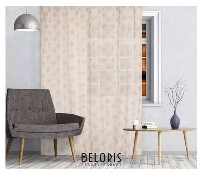 Штора тюль «Voile Rose» размер300х260 см, цвет розовый