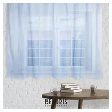 Штора вуаль 290х260 см, цвет голубой