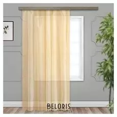 Штора вуаль 300х285 см, шампань, пэ 100%
