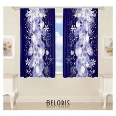 Шторы для кухни рис. 20 145х160см-2 шт., габардин, п/э 100%