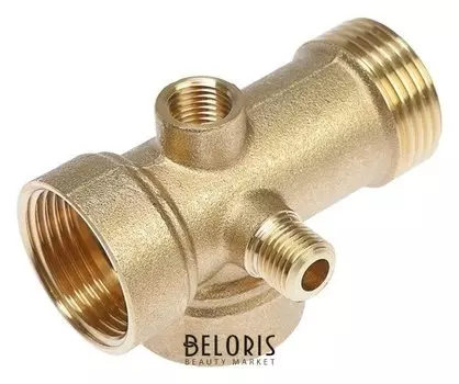 Штуцер пятивыводной Taen, для монтажа манометра и реле давления, 80 мм